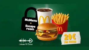 Media Mission To Escape e McDonald’s LoureShopping lançam parceria exclusiva: Escape & Taste